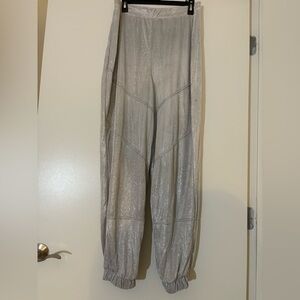 ASOS Metallic Silver Hammer Pants